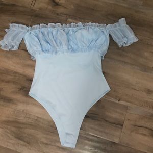 Baby blue bodysuit brand new